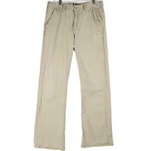 BKE‎ Jake Mens Khaki Straight Leg Casual Pants Size 32x32 Cotton Blend